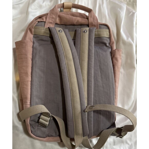 Seventeen London Camden M Backpack Dusty Rose Tan Adj Padded Straps Lightweight main image 14